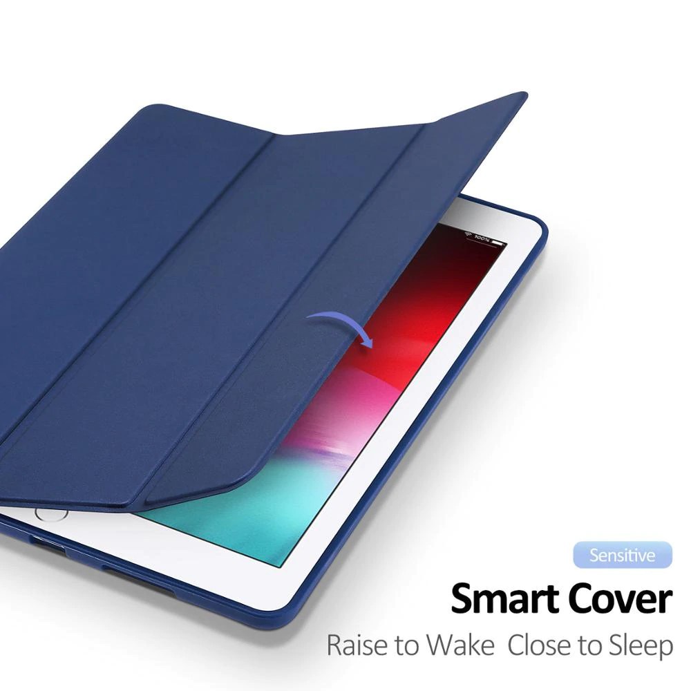 [Chính Hiệu DUX DUCIS] Bao da iPad 9.7&quot; Gen 5 2017/ Gen 6 2018 OSOM Series Khay Dẻo Da PU Có Khay Bút