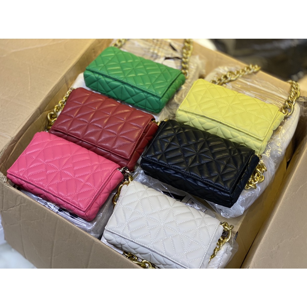 F831 - zara Fashion Thick Chain Thread Shoulder Bag