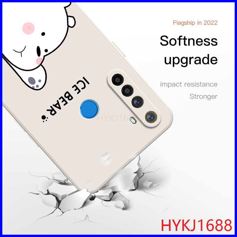 Ốp lưng Realme 5i ốp lưng Realme 5 Pro ốp lưng Realme 6i Ốp Điện Thoại tpu Silicon Hình Gấu Và Mũ Thời Trang Cho Realme 5 5i C3 5S 6i 5Pro Pro HBX