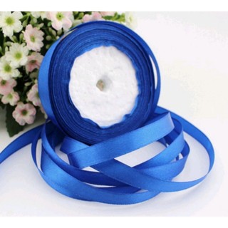 Hoả tốc 5 cuộn 22 mét ruy băng lụa thường 1cm chất mỏng