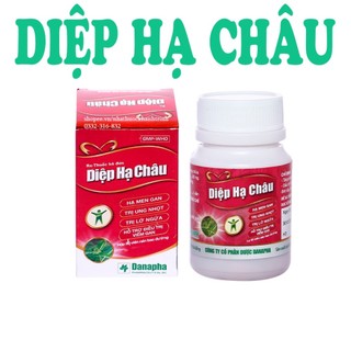 Bổ gan Diệp Hạ Châu Danapha 60mg hỗ trợ trợ bảo vệ gan, lọ 90 viên