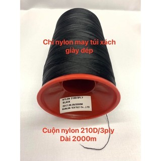 Chỉ nylon 210D/3Ply chuyên may túi xách, giày dép, xỏ hạt cườm hạt trai