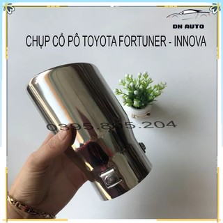 Chụp cổ pô theo xe ô tô inox toyota innova - fortuner phù hợp các đời xe 2005 - 2022