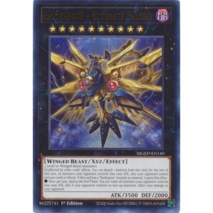 Thẻ bài yugioh - tcg - raidraptor - ultimate falcon / mged-en140