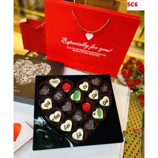 (Viết chữ theo yêu cầu) Socola valentine cao cấp (tặng túi xách cực sang)