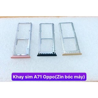 Khay sim A71 Oppo (Zin bóc máy)