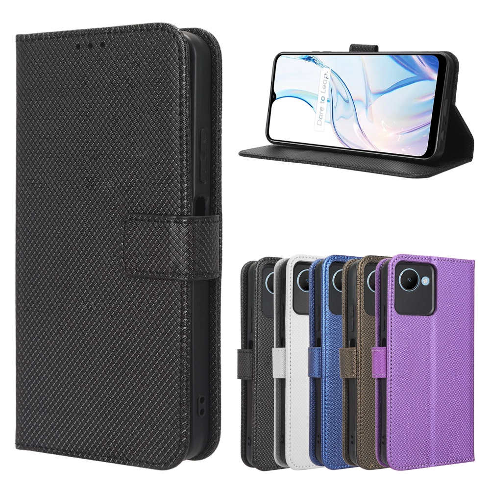 Ốp Lưng Điện Thoại Dạng Ví Da Lật Dành Cho Realme C30s RMX3690 Realme C30 RMX3581