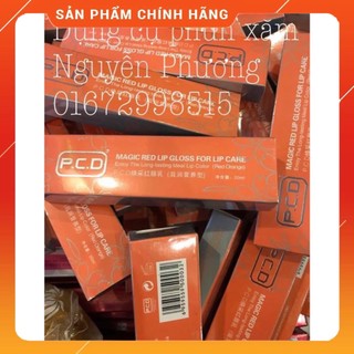 Dưỡng môi pcd kích màu sau phun