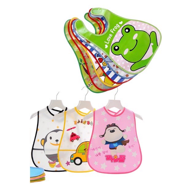 Yếm nhựa cho bé ăn dặm