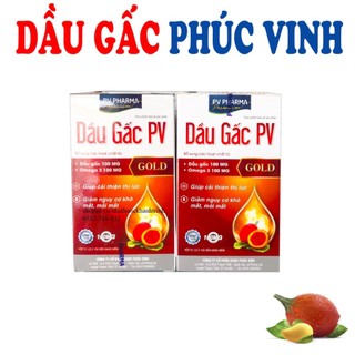 Viên dầu gấc PV Phúc Vinh - bổ sung vitamin A sáng mắt
