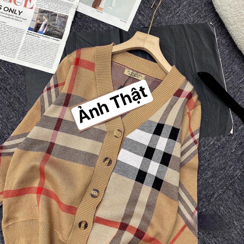 Áo len cadigan BBR form giấu quần hàng QCL1