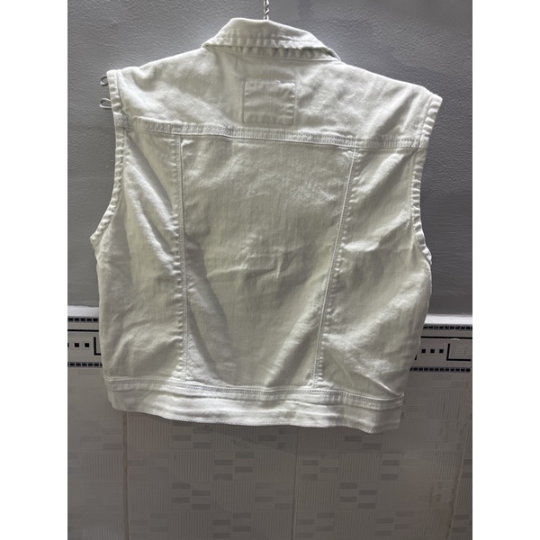 Áo Gil Lê, áo khoác jean trắng cho bé gái