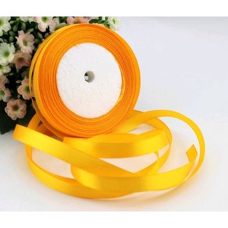 Hoả tốc 5 cuộn 22 mét ruy băng lụa thường 1cm chất mỏng
