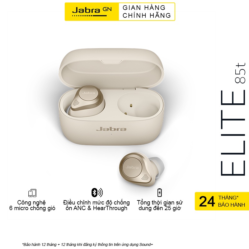 Tai Nghe Bluetooth True Wireless JABRA ELITE 85T - Hàng Chính Hãng