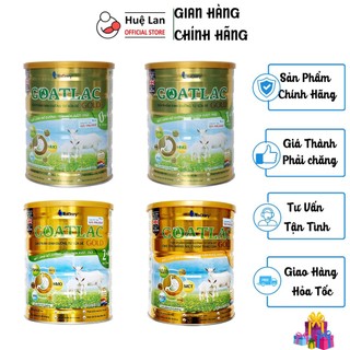Sữa dê goatlac gold 0+/1+/2+/ba hộp 800g