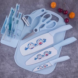 Bộ dao thớt Doraemon, Hello Kitty 7 món
