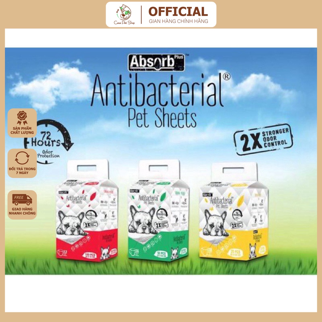 Tã Lót vệ sinh Absorb Antibacterial kháng khuẩn chính hãng