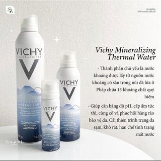 Xịt khoáng dưỡng da Vichy Thermale