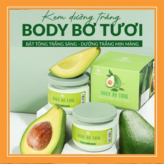 Kem body bơ tươi huyền phi dưỡng ẩm dưỡng trắng giúp da mềm mịn