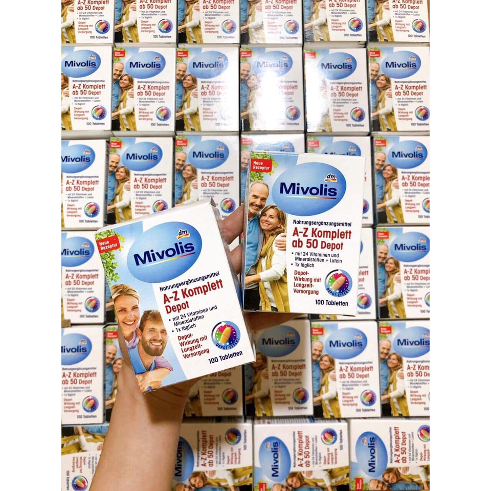 Viên Vitamin Tổng Hợp AZ Mivolis, Hộp 150 Viên, Hàng Đức
