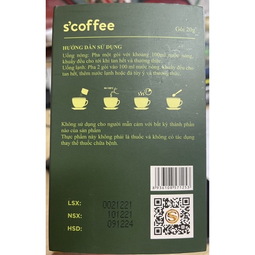 Cafe Đông Trùng Hạ Thảo S'Coffee No.1