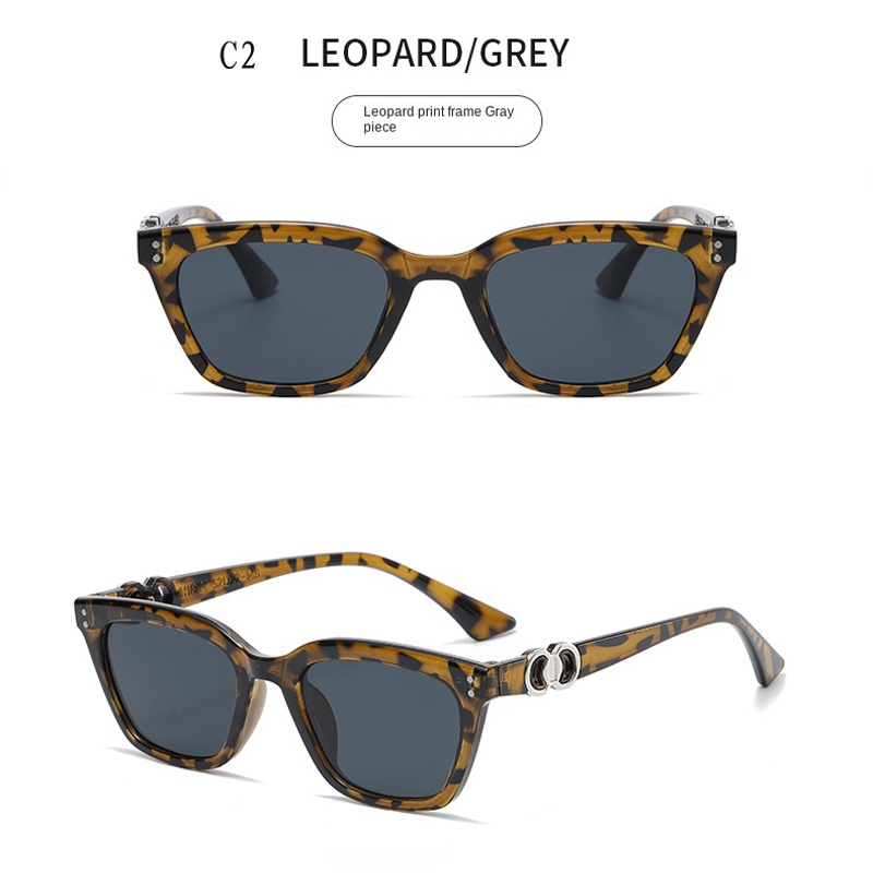 Kính Chống Nắng Gọng Vuông Nhỏ Phong Cách Hàn Quốc Cổ Điển Thời Trang Cho Nam Và Nữ