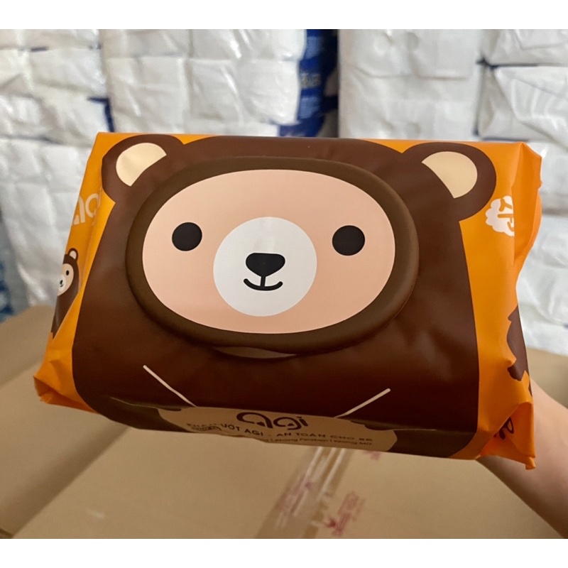 Khăn giấy ướt Agi không hương 100 tờ