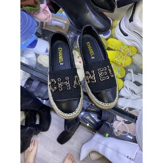giày slip on đế cói da hàng l1