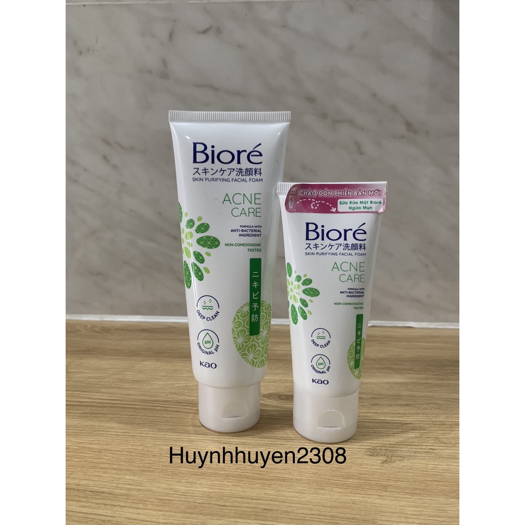 Sữa rửa mặt hằng ngày Biore_100gr.