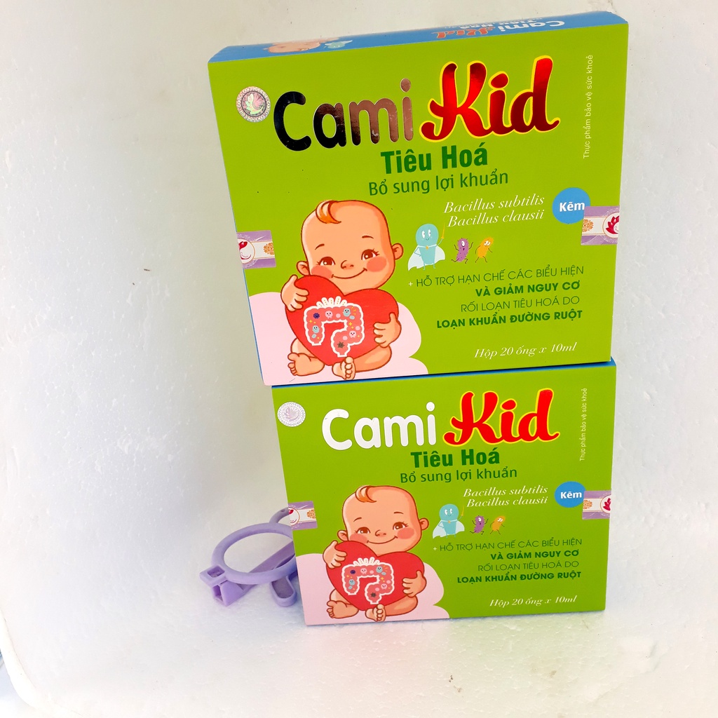 Men tiêu hóa ống CAMI KID, giúp bổ sung lợi khuẩn, hỗ trợ cải thiện hệ vi sinh đường ruột