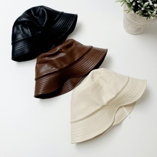 Nón da cá tính dáng bucket Modleaf Hestia hat Hàn Quốc