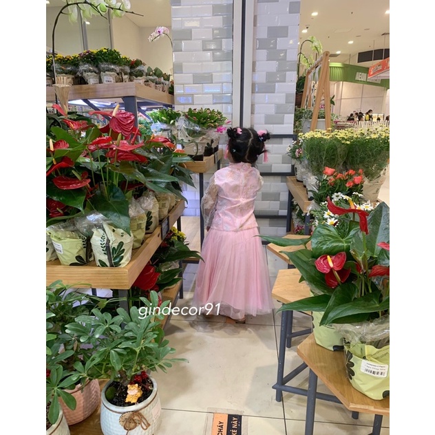 Hanfu cổ trang siêu xinh tặng kèm kẹp tóc cho bé gái