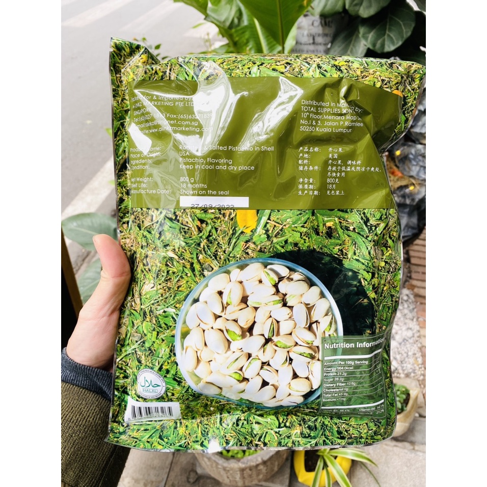 Hạt dẻ cười Royal Garden 800g
