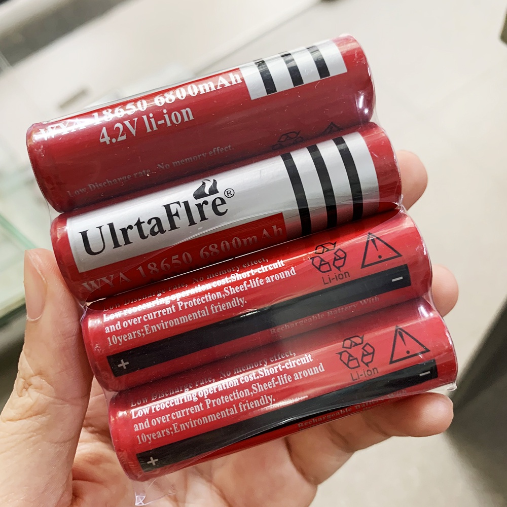 Pin Sạc Li-ion 18650 - 3.7V 6800 Mah