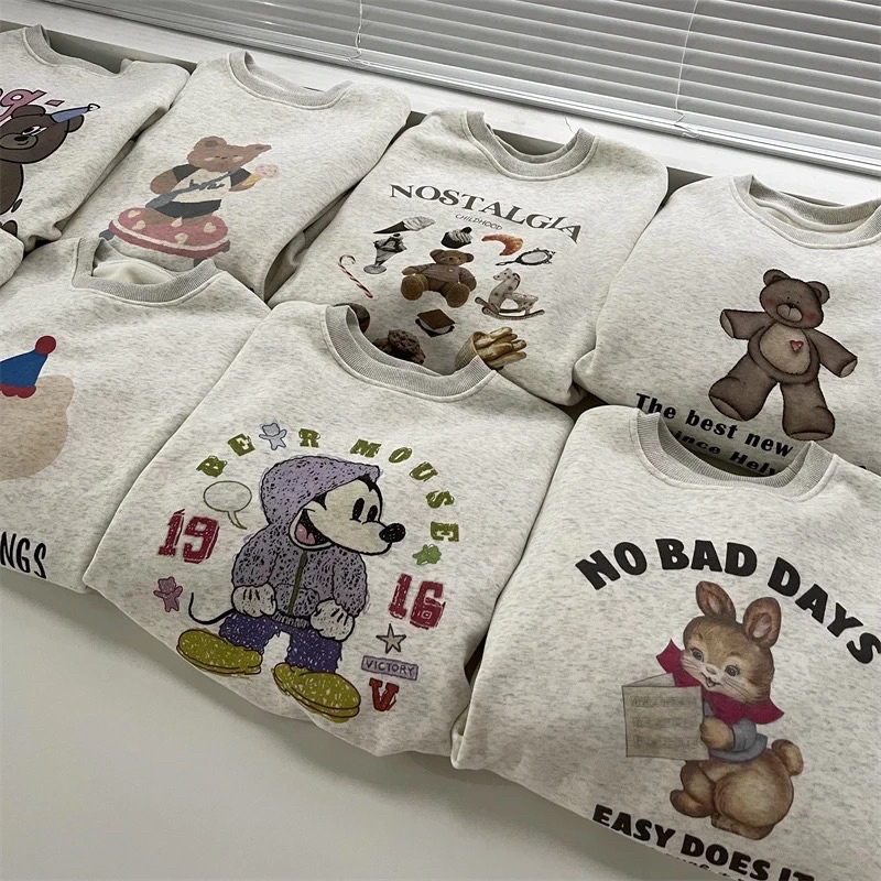 •PRE-ORDER•  SWEATER SHIRT HÌNH ĐÁNG YÊU