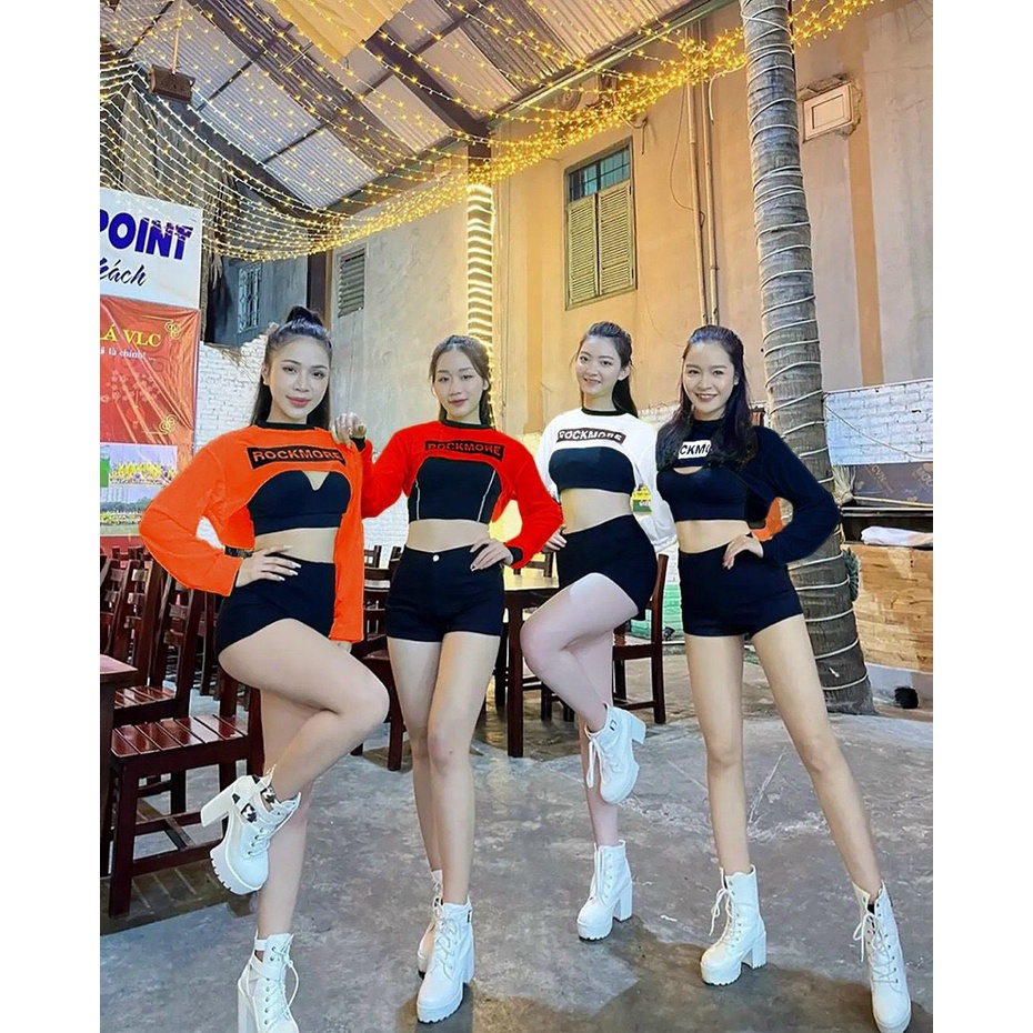 Áo tank thể thao Rockmore chât lưới tập gym yoga zumba nhảy aerobic nhảy hiphop nhảy dân vũ đồng phục đội nhóm Lulushop
