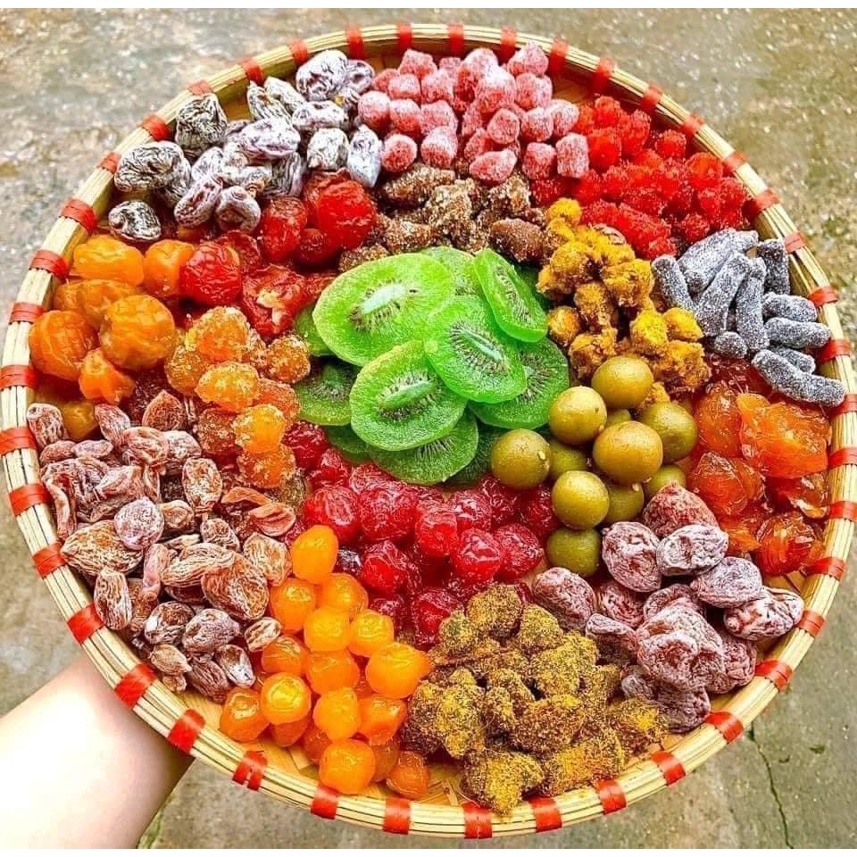 Hộp 500gr Ô mai (xí muội) Đà Lạt Mix NATURE FOOD