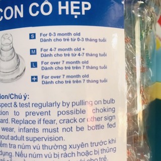 Núm vú silicon mềm ( dùng cho bình cổ hẹp)