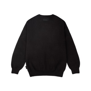 Áo Sweater Len Levents/ Black Chất Len Dệt Unisex Oversized