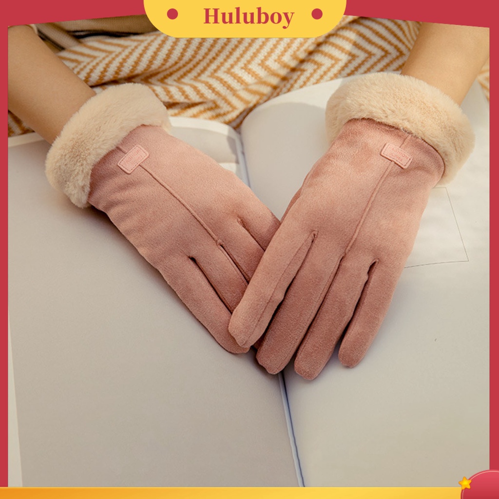 1 Đôi Găng Tay Lái Xe Máy Giữ Ấm Mùa Đông Cho Nữ