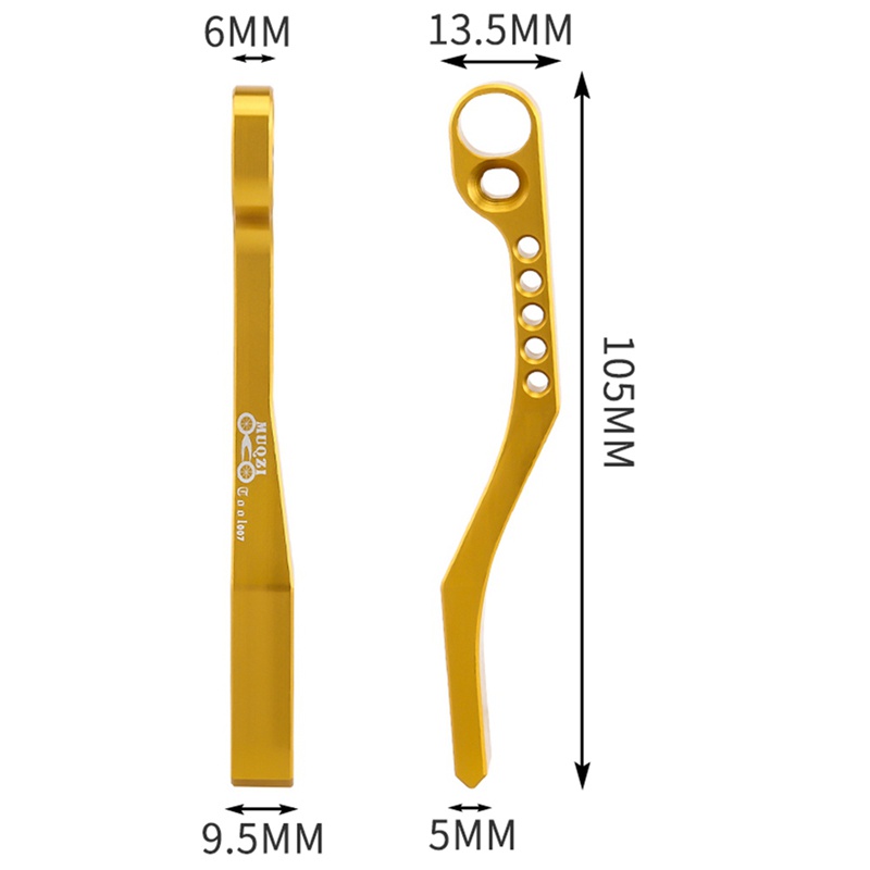 Muqzi Bộ Ổn Định Dây Xích Xe Đạp Bằng Hợp Kim Chống Rơi Màu Đen