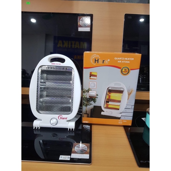 ☀️Sưởi Phòng 2 Bóng-3 Bóng Hare-Thiết Kế Nhỏ Gọn-Làm Ấm Nhanh-Không Khô Da-Bảo Hành 12 Tháng