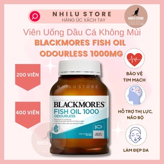 Dầu Cá Không Mùi Blackmores Odourless Fish Oil 1000mg
