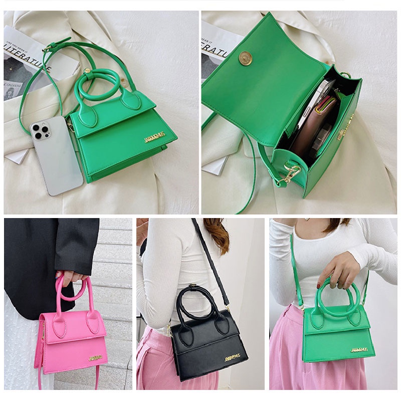 MISCHA Túi Xách Da PU Màu Trơn Phong Cách Phương Tây Thời Trang Cho Nữ