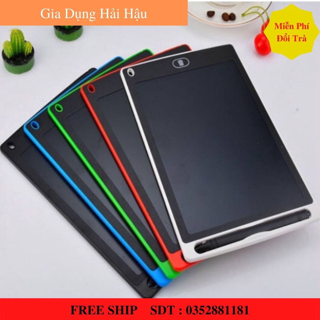 Bảng viết tự xóa LCD, Bảng Vẽ Điện Tử Thông Minh Tự Động Xóa Thúc Đẩy Tư Duy Sáng Tạo Cho Bé 8.5 inch