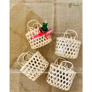 Giỏ tre đựng trứng; Giỏ tre để quà tặng; Decor chụp hình sản phẩm; Trang trí cắm hoa
