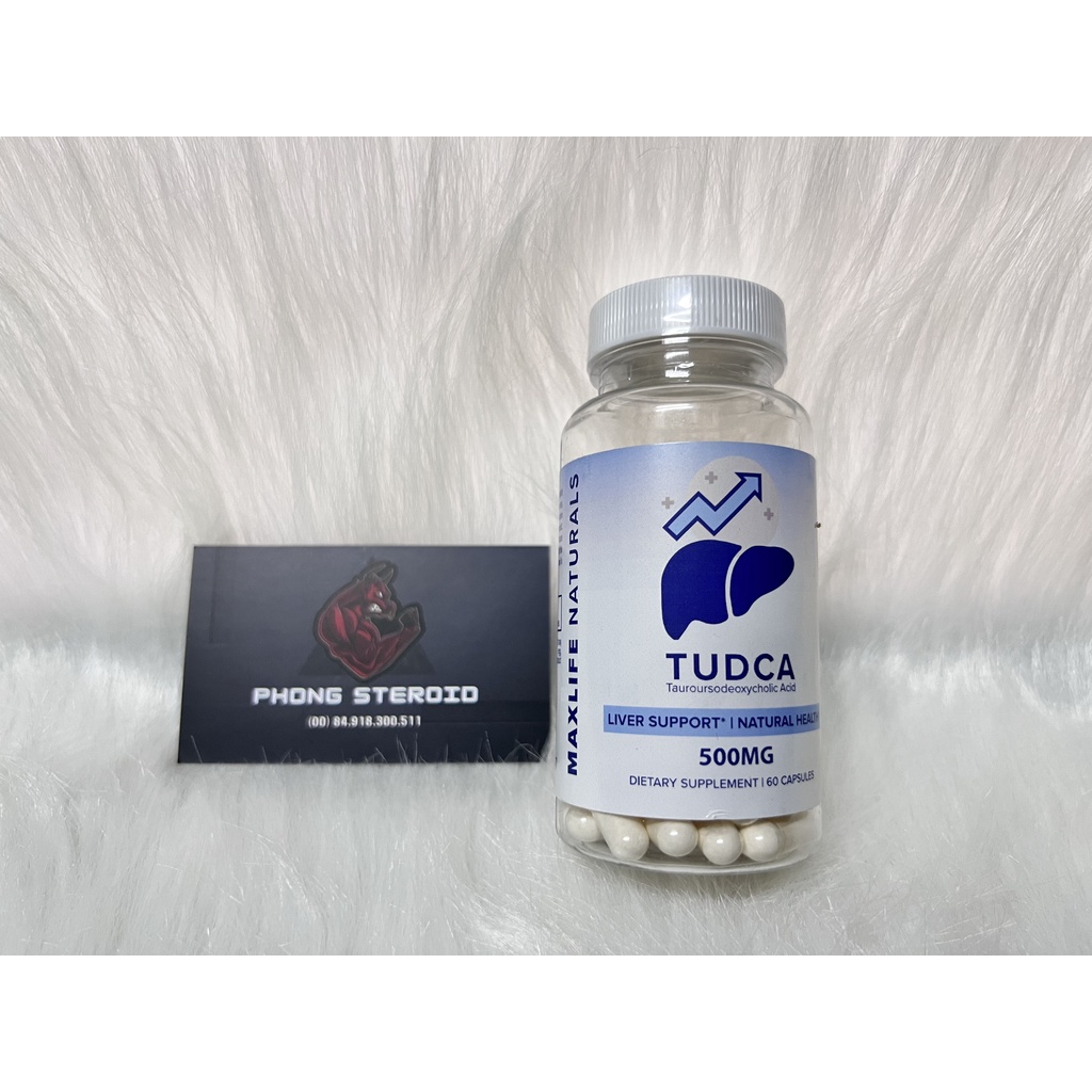 GIẢI ĐỘC GAN TUDCA 500Mg - Chính Hãng Maxlife Naturals Hộp 60 Viên