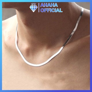 Dây chuyền nam nữ titan thép không gỉ cao cấp sang trọng đẹp không đen ahaha.offcial kiểu mì hàn quốc cao cấp PTDCNA43