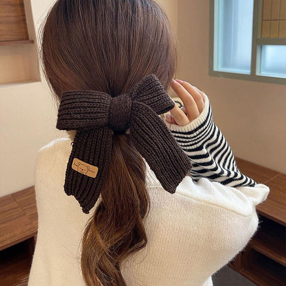 TWINKLE Dây Cột Tóc Lông Nhung Thời Trang Thu Đông Cho Nữ