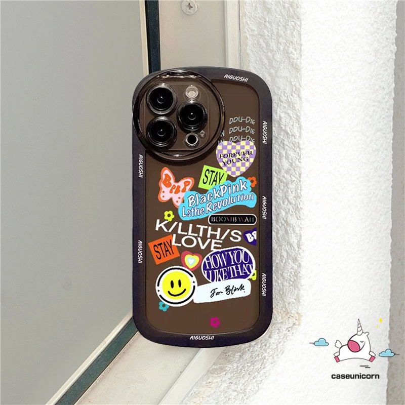 Ốp Điện Thoại Túi Khí Chống Sốc Hình Mặt Cười Cho iPhone 11 14 12 13 Pro MAX XR 6 6s 7 8 Plus XS MAX X SE 2020